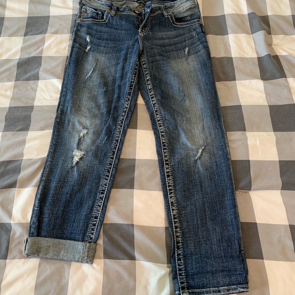Silver Jeans Sam Boyfriend Style
